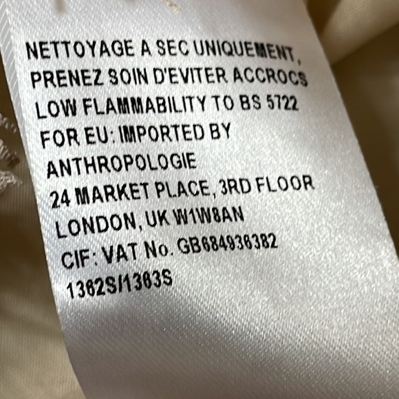 Jenny Yoo Collection Harlow Dress Lace Sweetheart Mini Cream Metallic Sz 4 - Picture 12 of 13